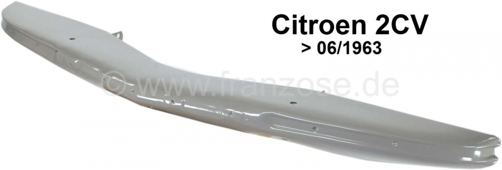 Citroen-2CV - Voorbumper, eerste versie. Geschikt voor Citroen 2CV tot modeljaar 06/1963. De bumper word