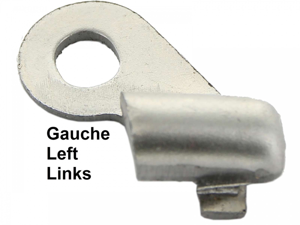 Citroen-2CV - Bevestiging handremkabel linksvoor. (Bevestiging aan de ankerplaat). Geschikt voor Citroen