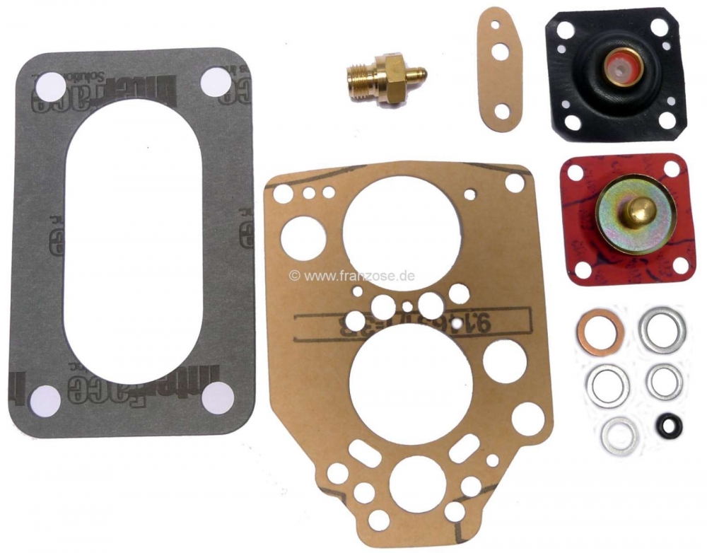 Peugeot - Carburateurreparatieset Solex 34 CIC. Geschikt voor Citroen CX 2000, CX Reflex, CX Athena,