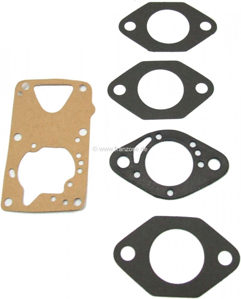 Peugeot - P 104/Visa, carburateur pakkingset Solex 32 PBISA. Geschikt voor Peugeot 104 + Citroën Vi