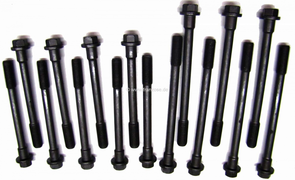 Peugeot - Cilinderkop boutenset CX diesel + turbodiesel, C25 diesel 2.5, Peugeot J5 2.5 diesel + TD.