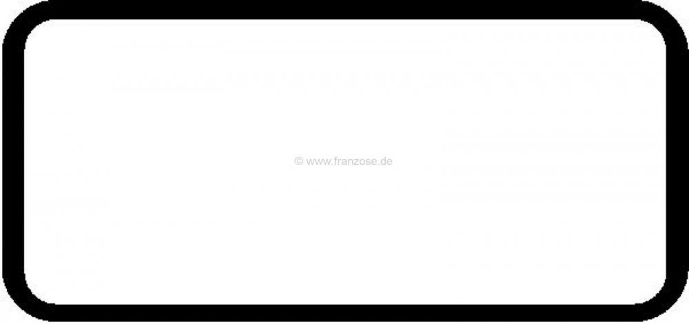 Peugeot - P 404/504/505/C25, kleppendekselpakking voor Peugeot 404, alle benzinemotoren. Peugeot 504