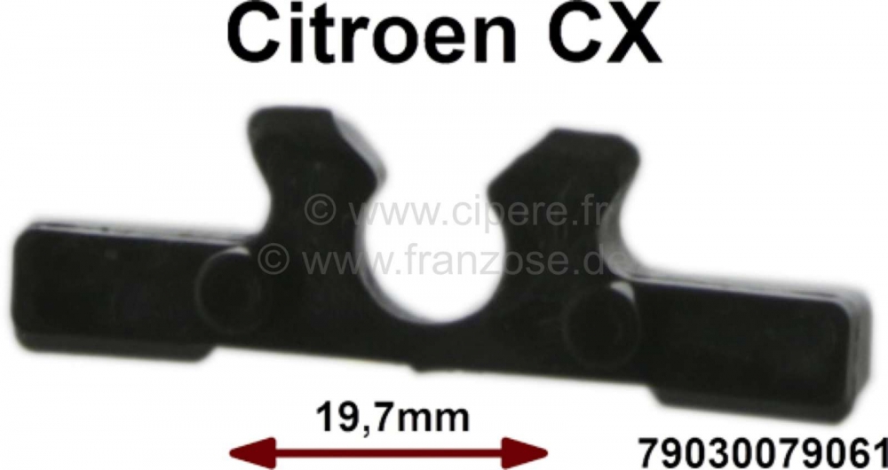 Sonstige-Citroen - CX, clip voor de smalle sierstrip van roestvrij staal / INOX (voor gesoldeerde bevestiging