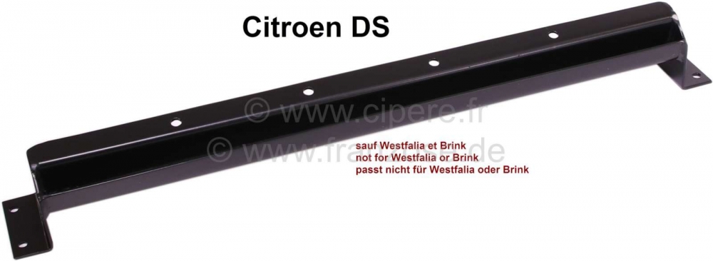 Citroen-DS-11CV-HY - Traplaars voor aanhangerkoppeling (ter vervanging). Geschikt voor Citroën DS. Deze dwarsb