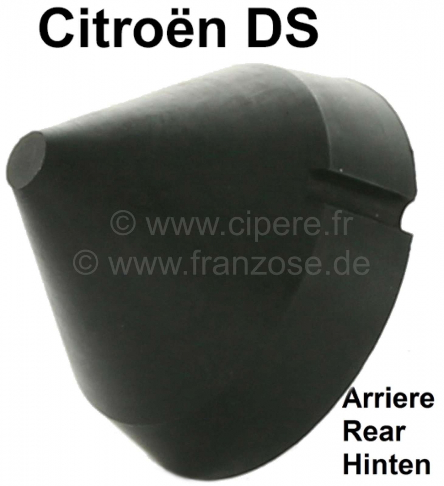 Sonstige-Citroen - Rubber stootrand, rond (conisch), voor de achteras. Geschikt voor Citroen DS + SM. Citroë