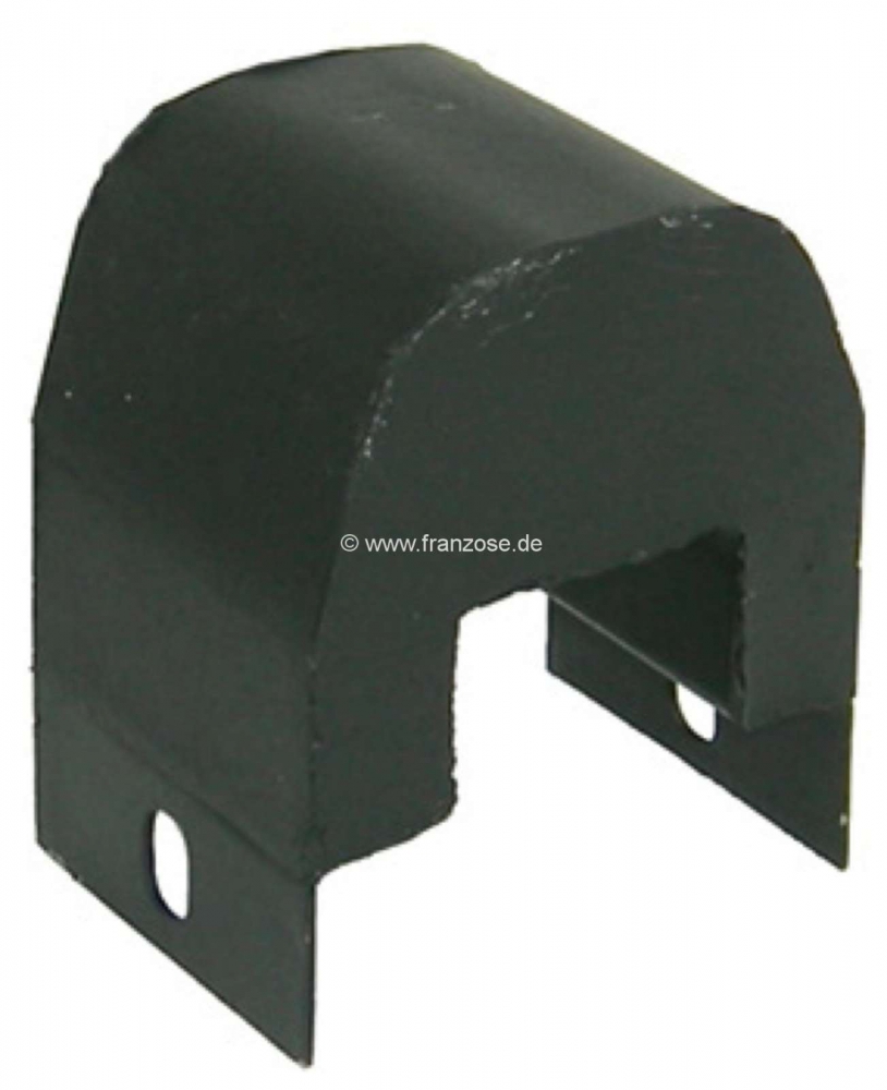 Citroen-DS-11CV-HY - Rubberen buffer op de achteras. Geschikt voor Citroen 11CV + 15CV. Afmeting: 75 x 50mm. Of