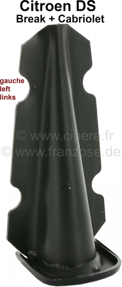 Sonstige-Citroen - Zwenkarmstop links achter (reparatieplaat). Geschikt voor Citroen DS Break + Cbriolet.