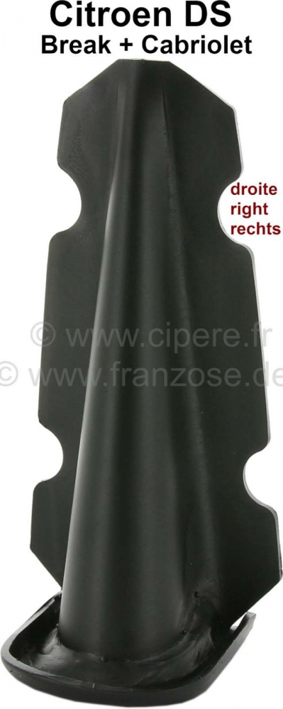 Sonstige-Citroen - Zwenkarmstop rechts achter (reparatieplaat). Geschikt voor Citroen DS Break + Cbriolet.