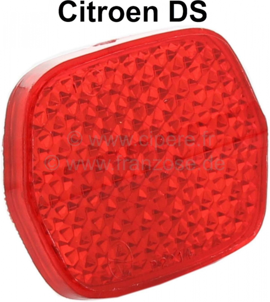 Sonstige-Citroen - Achterreflector, gemonteerd in het spatbord. Geschikt voor Citroen DS sedan.