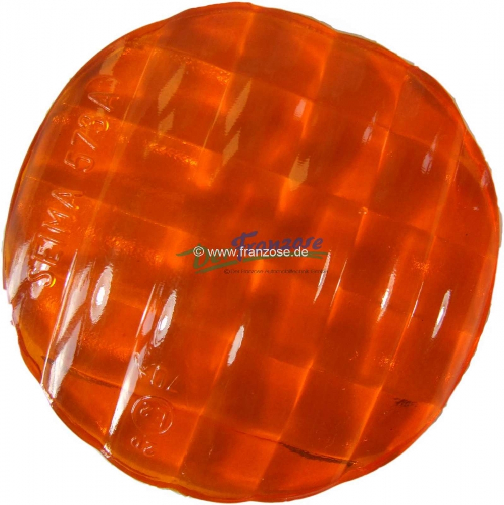 Citroen-DS-11CV-HY - Knipperlichtkap achteraan. Kleur: oranje. Geschikt voor Citroen DS sedan. Zeer hoge kwalit