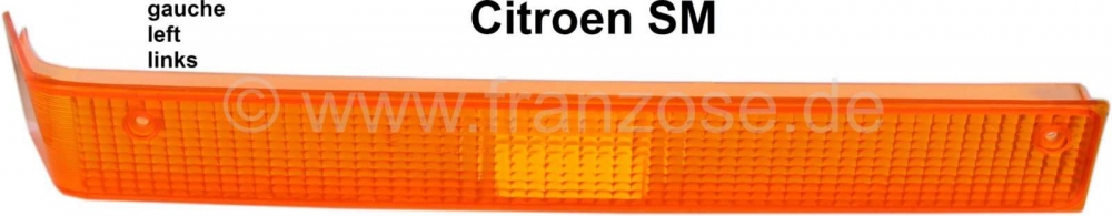Citroen-DS-11CV-HY - SM, achterlicht knipperlichtkap links. Kleur: oranje. Geschikt voor Citroën SM.