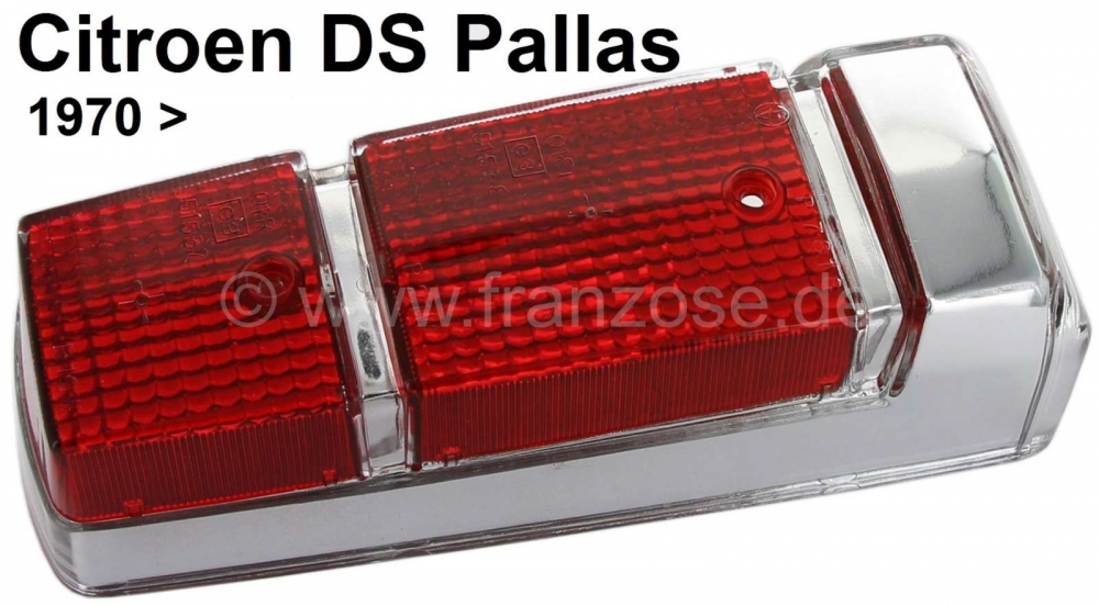 Sonstige-Citroen - Verchroomde achterlichtkap. Montage links + rechts. Geschikt voor Citroen DS Pallas, vanaf
