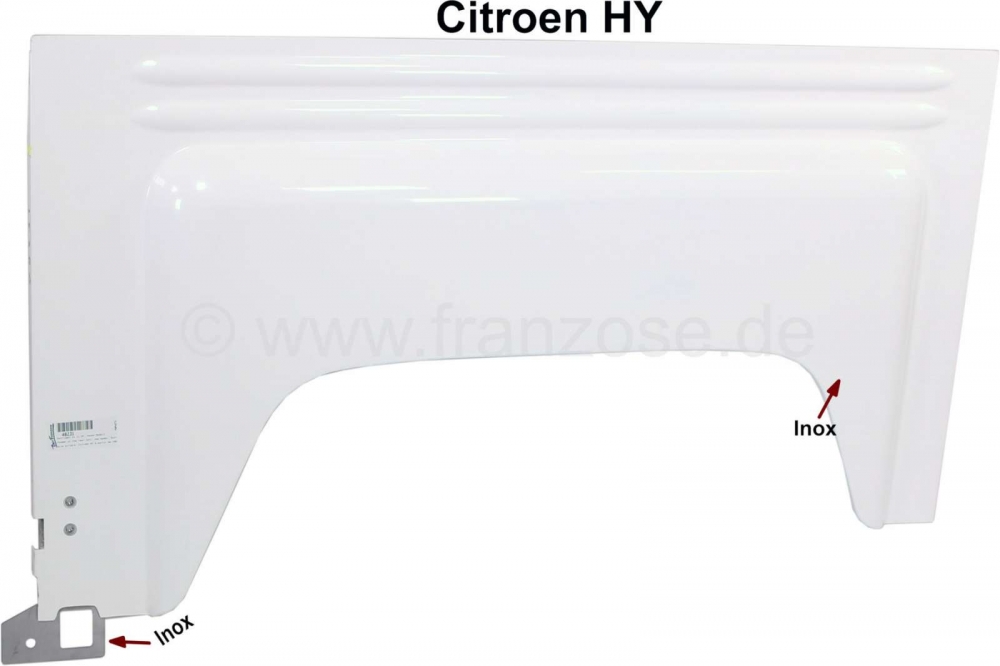 Citroen-DS-11CV-HY - Achterspatbord links, nieuw model. Geschikt voor Citroen HY. Zeer goede reproductie gemaak