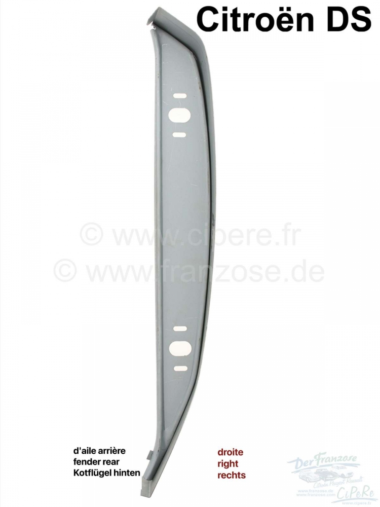 Sonstige-Citroen - Rechter achterspatbord. Reparatiepaneel voor het spatbordschutbord. Het plaatwerk is het c