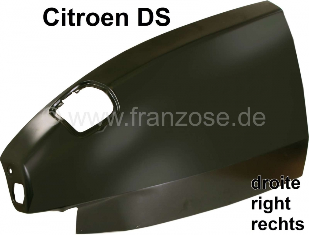 Sonstige-Citroen - Spatbord achter rechts, gemaakt van plaatstaal. Geschikt voor Citroen DS.