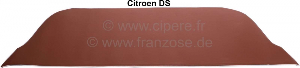Sonstige-Citroen - Pakketplank, met schuimrubberen onderlaag. Geschikt voor Citroën DS. Bruin kunstleer.