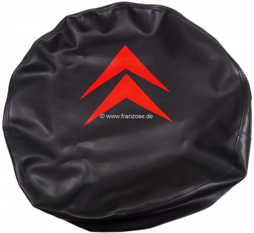 Citroen-DS-11CV-HY - Reservewielhoes, geschikt voor Citroën DS. Voor 155/165 banden. Deze hoes is nooit origin