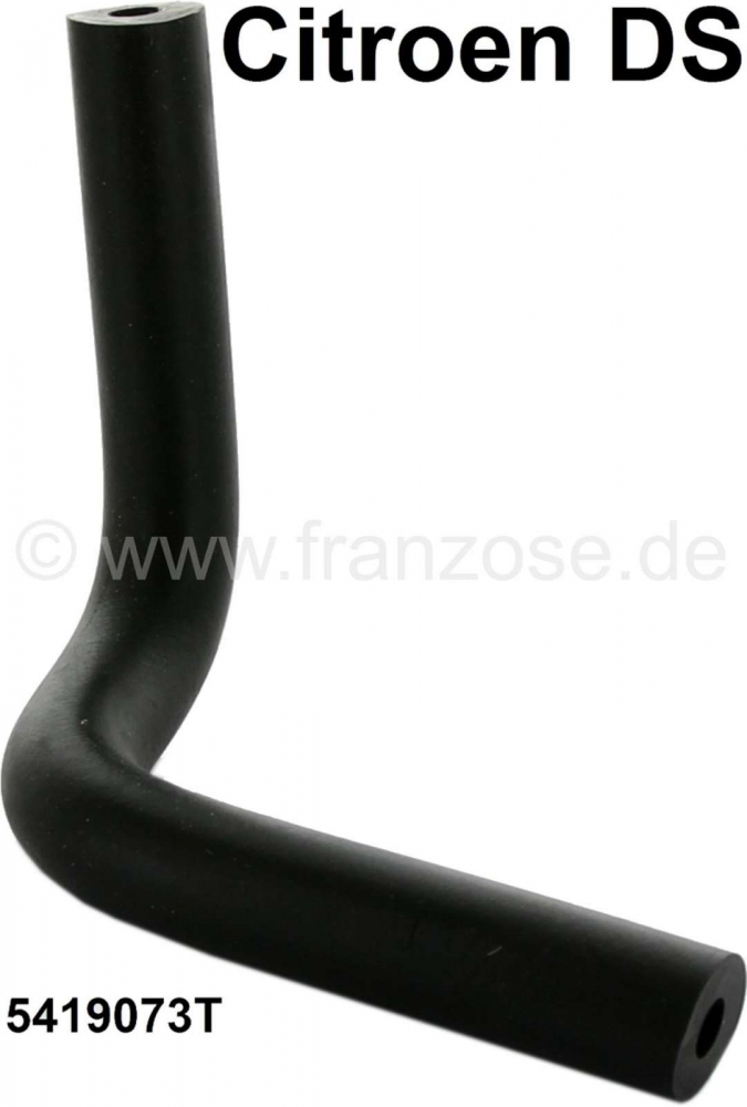 Citroen-DS-11CV-HY - Aansluitslang benzineleiding (gebogen slang). Voor aansluiting op de benzinepomp. Geschikt