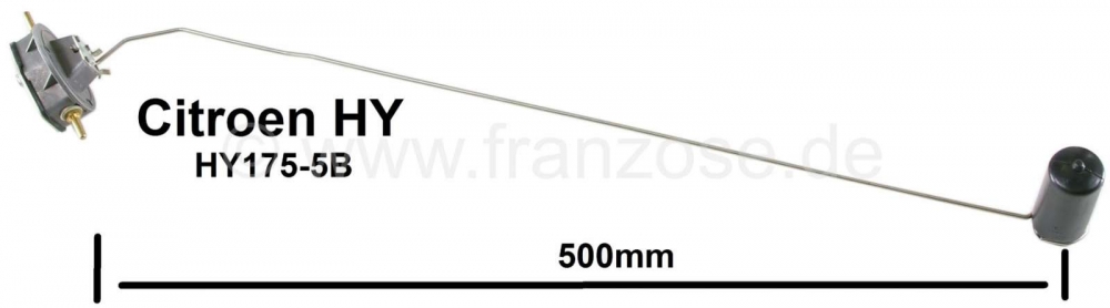 Citroen-DS-11CV-HY - Brandstoftanksensor, geschikt voor Citroen HY. Of. HY175-5B. !! Opgelet: De tankopnemer he