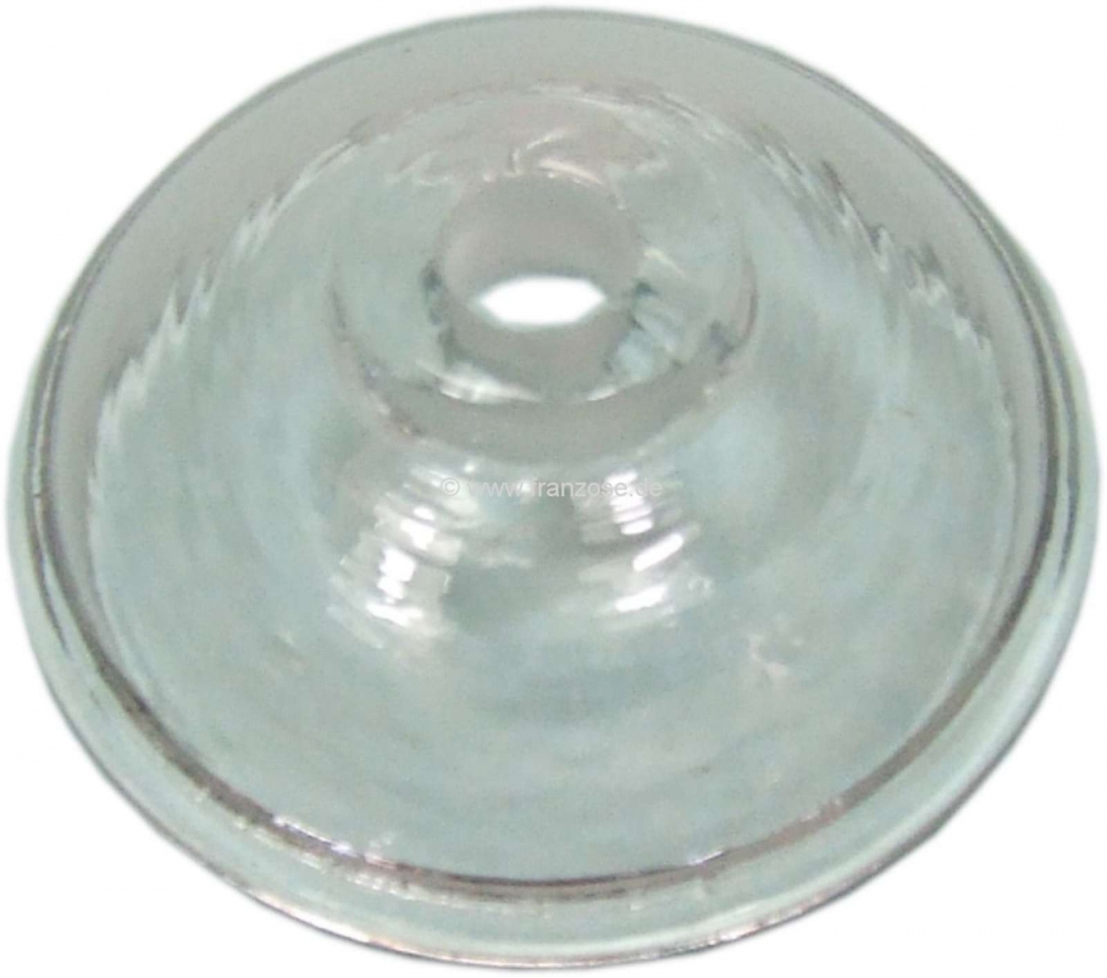 Citroen-DS-11CV-HY - Glasdeksel benzinepomp (voorfilter), voor GUIOT benzinepomp. Diameter: 45mm. Geschikt voor