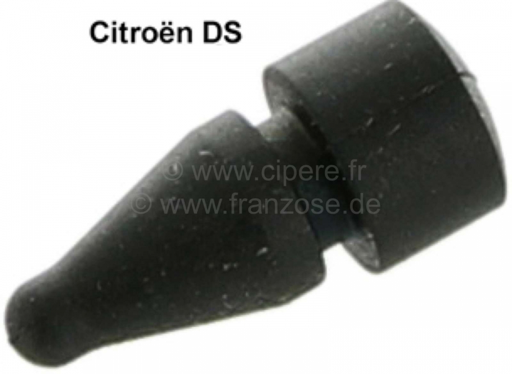 Citroen-DS-11CV-HY - Rubberen bumper tankvulklep. Geschikt voor Citroen DS.