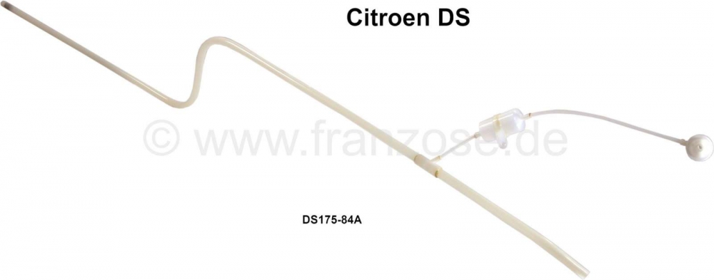 Citroen-DS-11CV-HY - Tankventilatieslang gemaakt van Rilsan. Geschikt voor Citroen DS sedan (rechtsachter in de