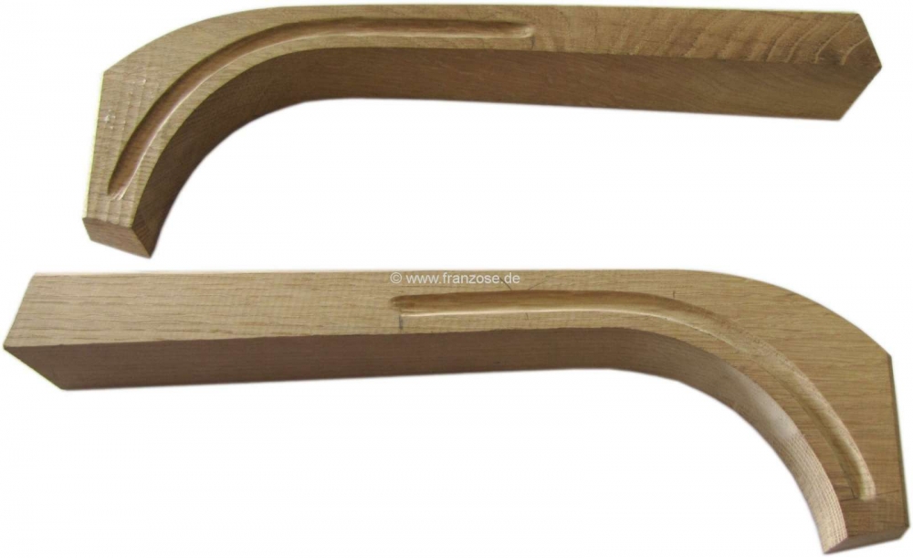 Sonstige-Citroen - Houten strikken (houten onderdelen) voor de softtop (9 onderdelen). Geschikt voor Citroën