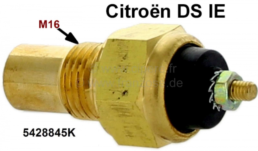 Sonstige-Citroen - Waarschuwingsschakelaar op de extra luchtschuif (voor de thermometer), geschikt voor Citro