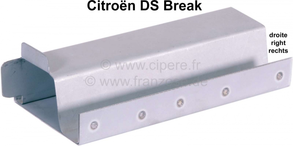 Sonstige-Citroen - Achterkant rechts. Reparatiepaneel voor de D-stijl. Geschikt voor Citroen DS Break.