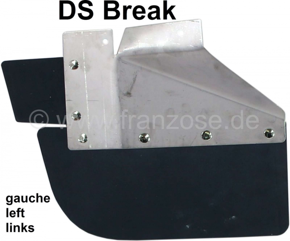 Sonstige-Citroen - Achterspatlap links (incl. roestvrijstalen montage). Geschikt voor Citroen DS Break.