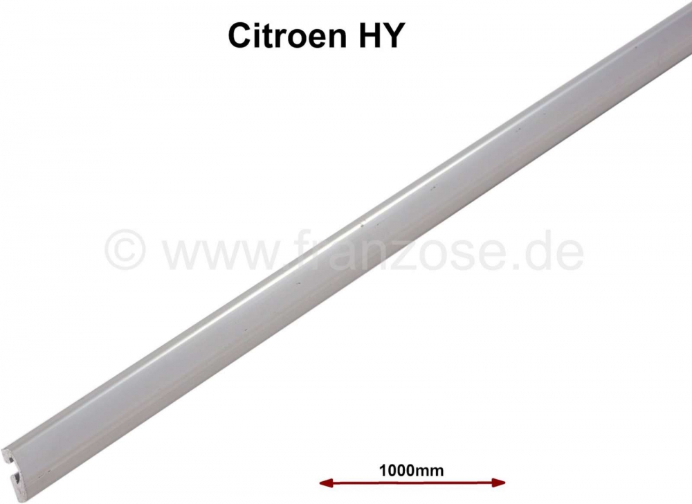 Citroen-DS-11CV-HY - Aluminium randprofiel (1000mm) voor de zijpanelen in de bak. Geschikt voor de vroege Citro