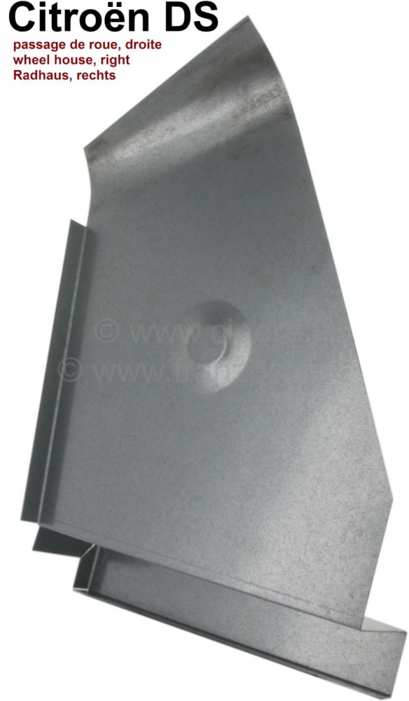 Sonstige-Citroen - Binnenspatbord reparatiepaneel rechts achter (onder de bumperbevestiging). Geschikt voor C