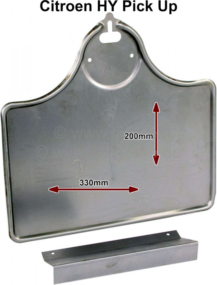 Renault - Kentekenplaathouder Citroen HY Pick UP. Kan ook universeel worden gebruikt. Bijv. Peugeot 