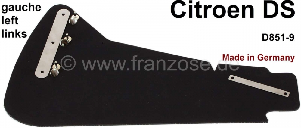 Sonstige-Citroen - Linker achterkant, spatlap met roestvrijstalen beugels (spatscherm voor het achterwiel). G
