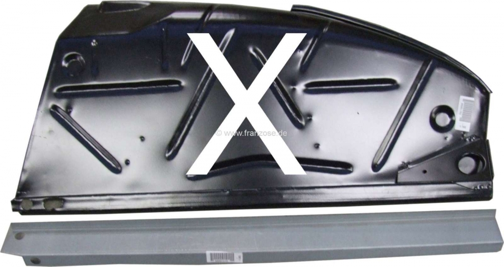 Sonstige-Citroen - Reparatieplaat rechterbinnenvleugel. Deze plaat is de tweede trede (offset) op de binnenvl