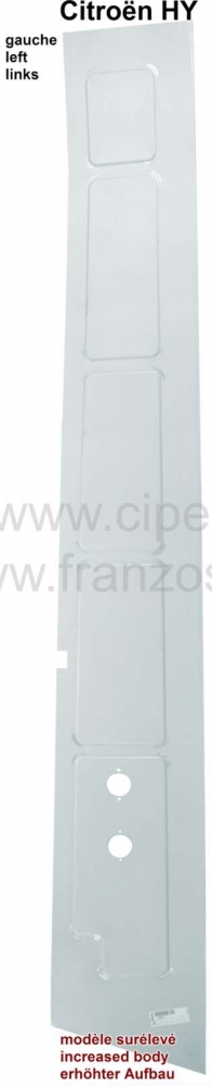 Sonstige-Citroen - Verlengd linker achterpaneel, alleen buitenpaneel. Geschikt voor Citroen HY met verhoogde 