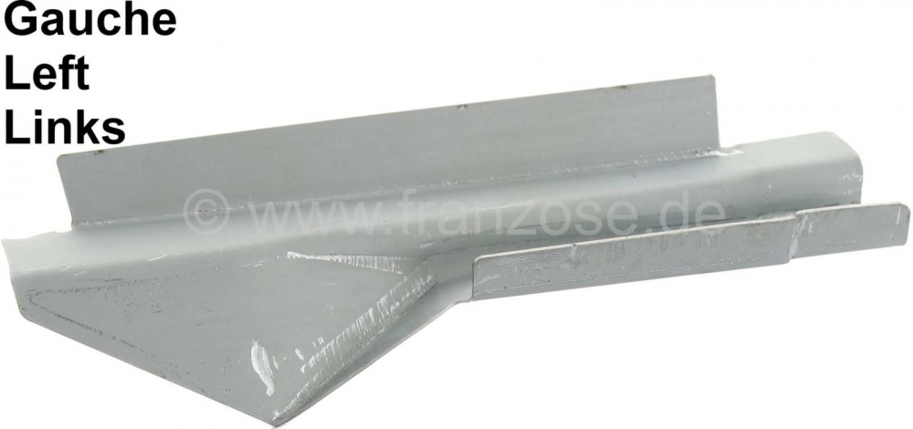 Citroen-DS-11CV-HY - C-stijl verbindingsplaat linksboven. Geschikt voor Citroen DS berline.