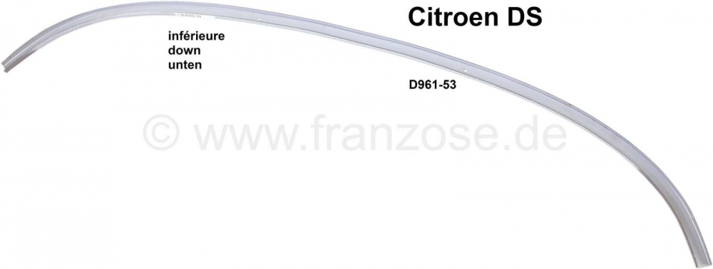 Sonstige-Citroen - Dakframe aan de voorkant (U-profiel). Dit is het onderste profiel op de bovenste daklijst 