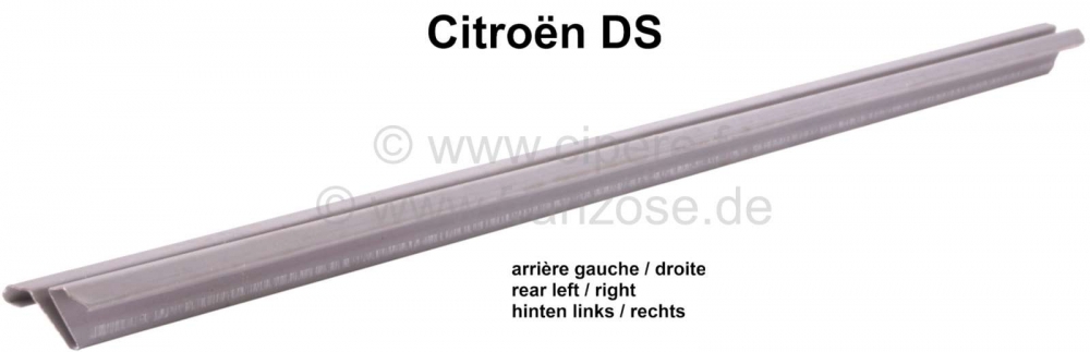 Sonstige-Citroen - Deurafdichting linksachter + rechtsachter, carrosseriezijde. Rubberen klemstrip tussen B-s