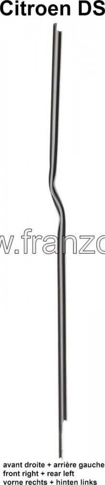 Sonstige-Citroen - Deurafdichting rechtsvoor + linksachter, carrosseriezijde. Rubberen klemstrip op de B-stij