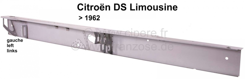 Sonstige-Citroen - Dorpel geheel links. Geschikt voor Citroen DS sedan, tot modeljaar 1962.