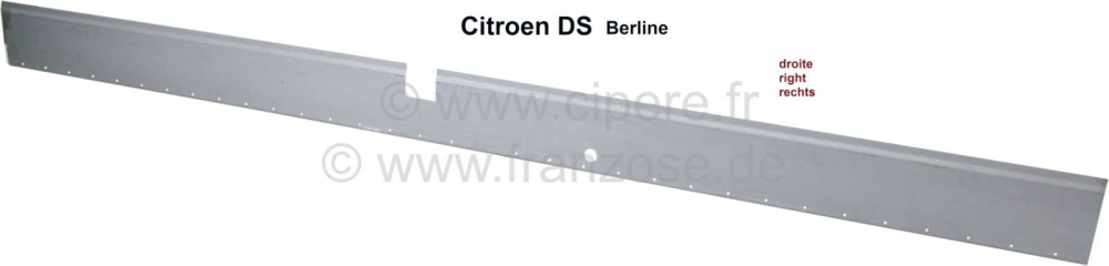 Sonstige-Citroen - Dorpel reparatie binnenplaat rechts. Deze plaat is de volledige staande plaat van de dorpe