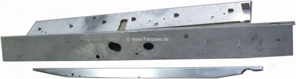 Sonstige-Citroen - Dorpel volledig rechts. Geschikt voor Citroen DS sedan, van 1962 tot 1974.