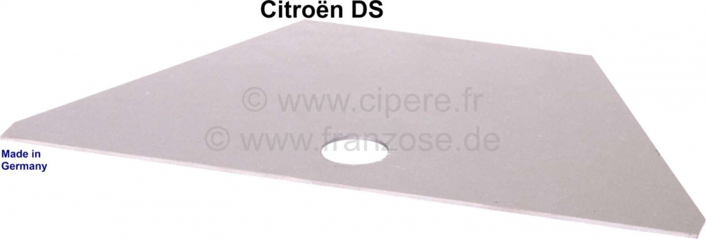 Sonstige-Citroen - Kriksteun Versterkingsplaat, midden. Geschikt voor Citroën DS. Deze plaat is gecentreerd 