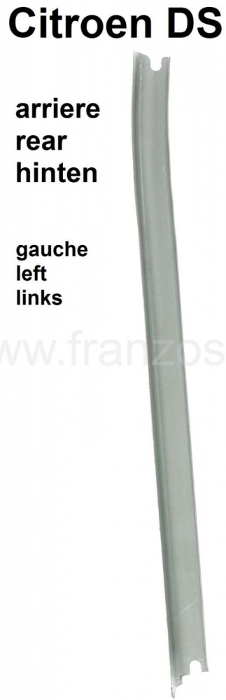 Sonstige-Citroen - U-profiel links, voor de achterruit (verticaal, aan de achterkant van de C-stijl). Geschik