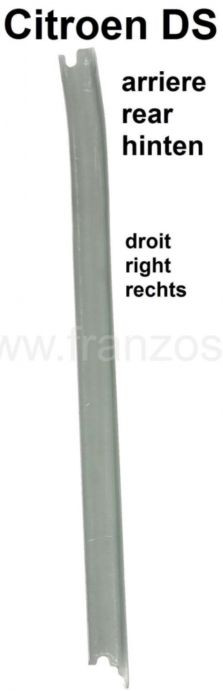 Sonstige-Citroen - U-profiel rechts, voor de achterruit (verticaal, aan de achterkant van de C-stijl). Geschi