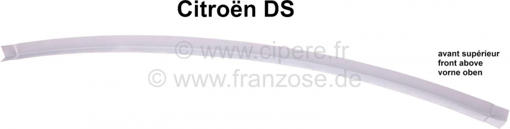 Sonstige-Citroen - Versterking dakframe bovenaan, aan de binnenkant. Geschikt voor Citroen DS. Of. Nr. D961-1