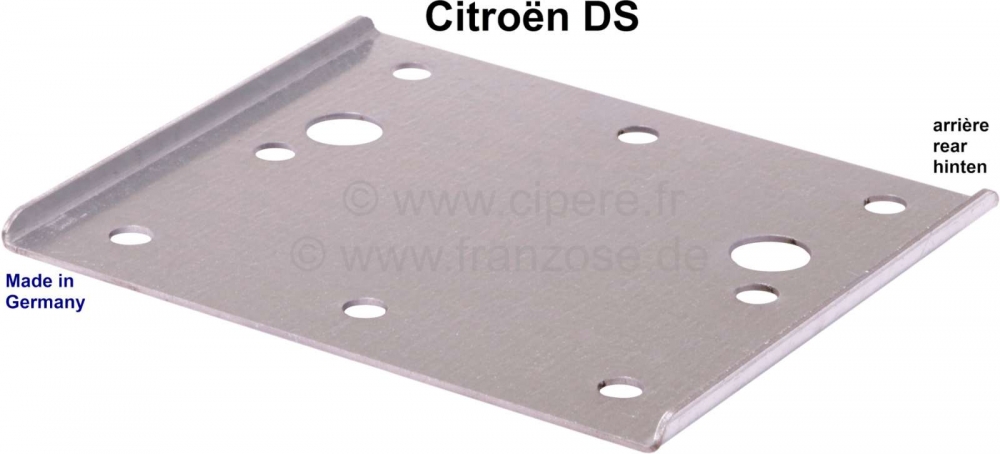 Sonstige-Citroen - Versterkingsplaat voor kriksteun achteraan. Geschikt voor Citroën DS. Deze plaat zit voor