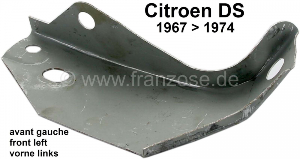 Sonstige-Citroen - Voorste dwarsbalk, montagebeugel links. Geschikt voor Citroen DS, vanaf modeljaar 1967 (ni