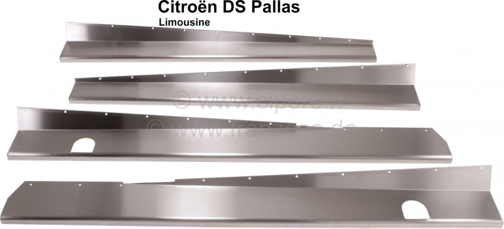 Sonstige-Citroen - Dorpelbekleding (4 stuks, voor het hele voertuig). Geschikt voor Citroen DS Pallas berline